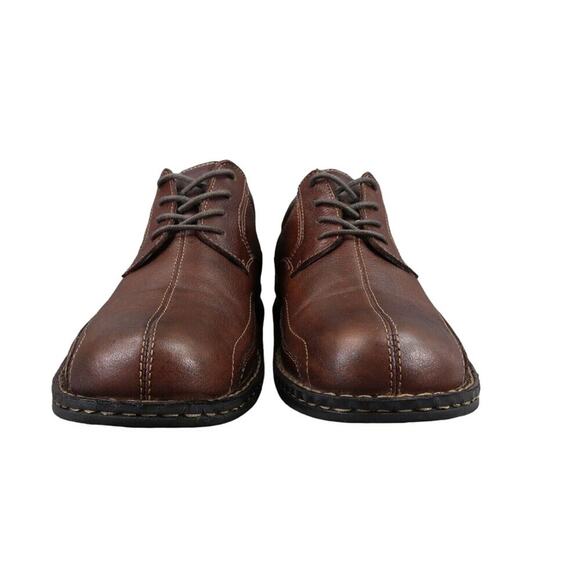 Dockers Shoes Mens 10 Derby Oxford Casual Classic Leather Comfort Dressy Brown
